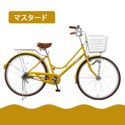 ふるさと納税 京都市 [エイリン][組立済み発送]ファミリーサイクル26型 KN26NROL[マスタード]