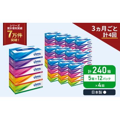 duet 1冊300円＋送料 ふるさと納税 岩沼市 定期便 ティッシュ クリネックス ティシュー(5箱