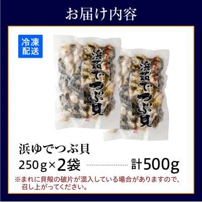 ふるさと納税 えりも町 浜茹でつぶ貝 500g【er001-117-b】 |  | 03