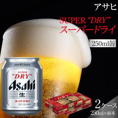 ふるさと納税 名古屋市 ビール アサヒ スーパードライ 250ml 24本 2ケース 　 | 