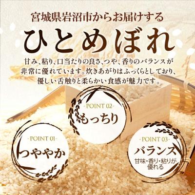 ふるさと納税 岩沼市 【令和8年産 】 定期便 6ヶ月 ひとめぼれ 5kg 宮城県産 宮城米 |  | 02