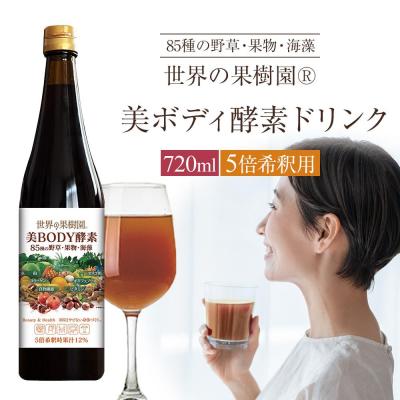 ふるさと納税 名古屋市 美ボディ酵素ドリンク(5倍希釈用)720ml 85種の野草・果物・海藻