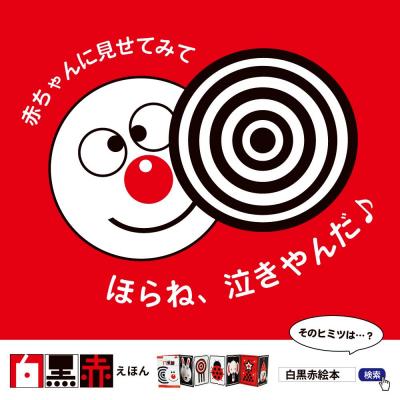 ふるさと納税 名古屋市 非認知能力を高める、0歳からの「対話読み聞かせ」白黒赤絵本(知育玩具) | 