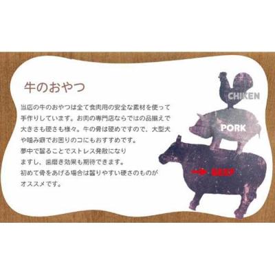 ふるさと納税 名古屋市 精肉店がこだわった【大中小型犬向けおやつ】国産牛アキレスチップ　100g　無添加 手作り