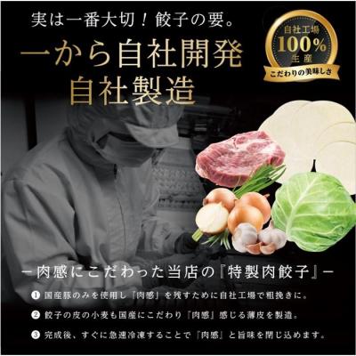ふるさと納税 名古屋市 下町の空　自家製肉餃子　60個 |  | 03