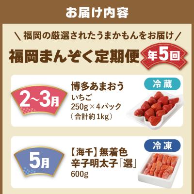 ふるさと納税 宗像市 【全5回】福岡のうまかもんをお届け!福岡まんぞく定期便 【ほたるの里】_AM0192-00 |  | 02