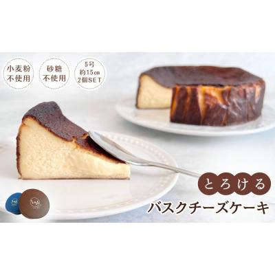 ふるさと納税 名古屋市 とろけるバスクチーズケーキ 2個セット(プレーン・プレミアム)