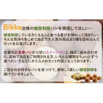 ふるさと納税 小松市 糖質制限パン オススメバラエティセット 5種 18個 冷凍パン 低糖質 パン詰め合わせ