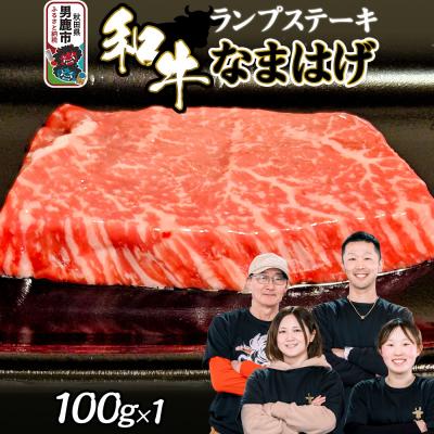 ふるさと納税 男鹿市 和牛なまはげ ランプステーキ 100g 大進農場|23_dsf-060101