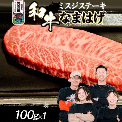 ふるさと納税 男鹿市 和牛なまはげ ミスジステーキ 100g 大進農場|23_dsf-030101