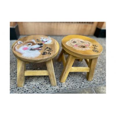 ふるさと納税 小松市 ペット似顔絵スツール(1ペット)