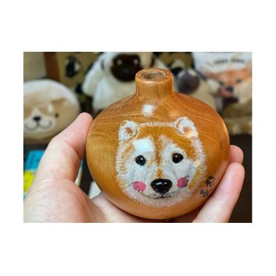ふるさと納税 小松市 ペット似顔絵一輪挿し
