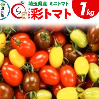 ふるさと納税 滑川町 彩トマト 1kg 埼玉県産 ミニトマト|19_gfl-010101