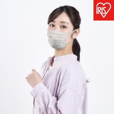 ふるさと納税 角田市 [30枚入り×4箱]ナノエアーマスク ふつうサイズ 30枚入 PK-NI30LXH ニュアンスグレー