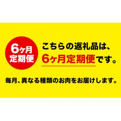 ふるさと納税 氷川町 [6ヶ月定期便]熊本あか牛 あか牛 ステーキ 食べ比べ 定期便 6回(6ヶ月) 道の駅竜北
