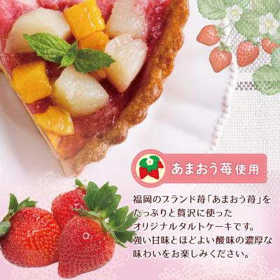 ふるさと納税 福智町 寄附額改定↓↓ あまおうの苺タルトケーキ6号(約18cm)4〜6人分_2