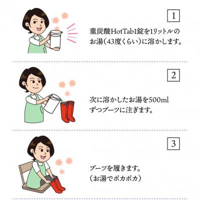 ふるさと納税 国東市 クロッツ足湯ブーツ/レッドSサイズ&重炭酸