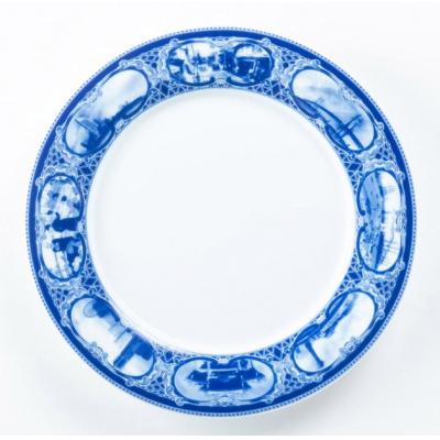 ふるさと納税 横浜市 タカラダオリジナル・横浜Before&amp;Now27cm皿