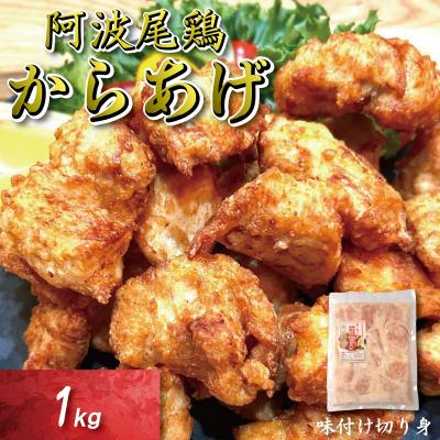 ふるさと納税 小松島市 鶏むね からあげ 阿波尾鶏 1kg 冷凍 唐揚げ 唐揚 カラアゲ ミンチ 入り