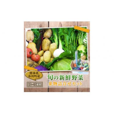 ふるさと納税 氷川町 旬の新鮮野菜・果物詰合せセット たっぷり10-15品目 熊本県氷川町産