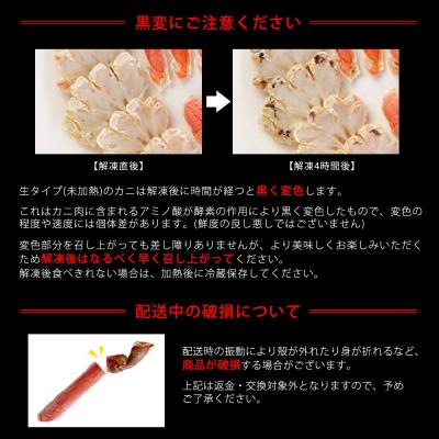 ふるさと納税 境港市 刺身OK!生ズワイガニ 棒ポーション 1kg(30本〜60本) |  | 02