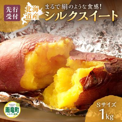ふるさと納税 雨竜町 [数量限定]あま〜い畑スイーツ!北海道雨竜町産 さつまいも 「シルクスイート」 Sサイズ 1kg