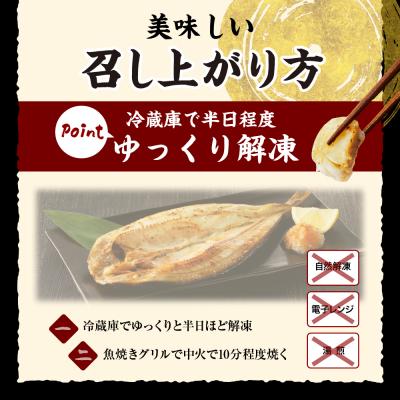 ふるさと納税 えりも町 えりも【マルデン特製】特大・北海道産塩ホッケ5枚(400g以上)【er002-103】 |  | 03