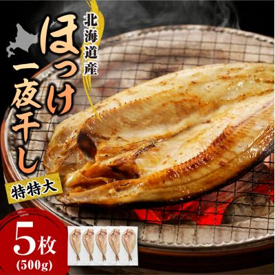 ふるさと納税 えりも町 えりも[マルデン特製]特特大・北海道産塩ホッケ5枚(500g以上)[er002-104]
