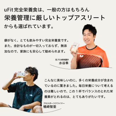 ふるさと納税 渋谷区 uFit 完全栄養食 1.5kg【抹茶】 【136022-1】の画像