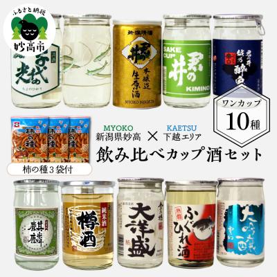 ふるさと納税 妙高市 新潟県妙高飲み比べカップ酒セット(下越エリア)