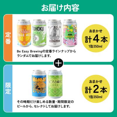 ふるさと納税 弘前市 クラフトビール 定番4種と限定2種 6缶セット
