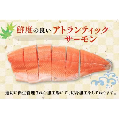 ふるさと納税 気仙沼市 訳あり ノルウェー産 骨取り サーモン 切身 厚切り 計1.5kg 無塩 [20565666]_2