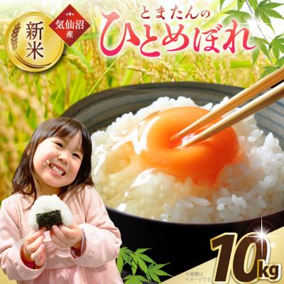 ふるさと納税 気仙沼市 米 令和7年産 宮城県産 とまたんのひとめぼれ 10kg (5kg×2袋) 20565647 新米