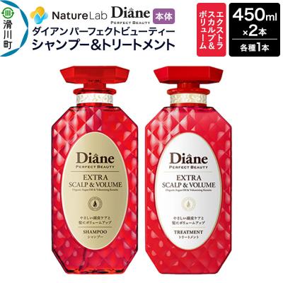 ふるさと納税 滑川町 ダイアン エクストラスカルプ&amp;ボリューム シャンプー&amp;トリートメント本体|19_ntl-220201