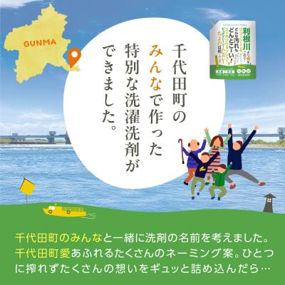 ふるさと納税 千代田町 家庭用 液体洗濯用洗剤 計8,400g(1,400g×6袋)ハレバレちよだ ch024-007