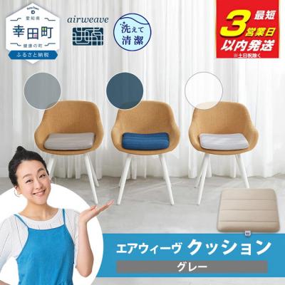 ふるさと納税 幸田町 [3営業日以内に発送]エアウィーヴ クッション グレー