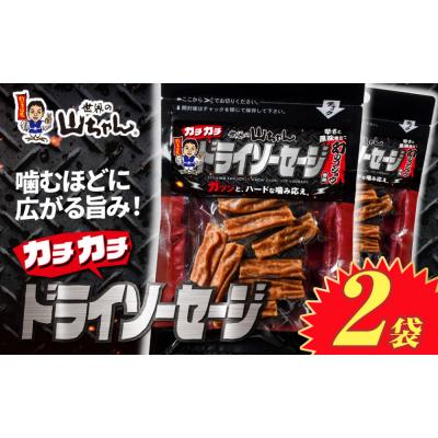 ふるさと納税 名古屋市 世界の山ちゃん カチカチドライソーセージ(30g×2袋) | 世界の山ちゃん 山ちゃん やまちゃん