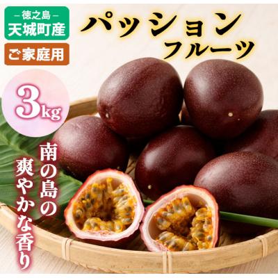 ふるさと納税 天城町 [2026年発送]先行受付 徳之島 天城町産 パッションフルーツ ご家庭用 3kg トロピカル