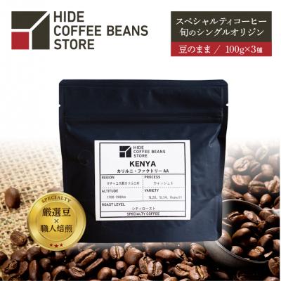 ふるさと納税 江東区 [豆のまま]スペシャルティコーヒー 旬のシングルオリジン 100g×3種[kt054-006-1]