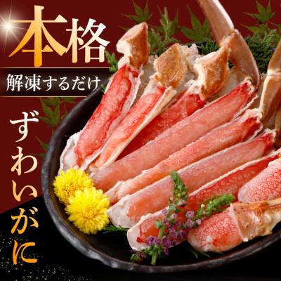 ふるさと納税 気仙沼市 かに カット済 ずわいがに むき身 1.5kg(正味重量1.2kg)20565690 爪 かにしゃぶ |  | 02