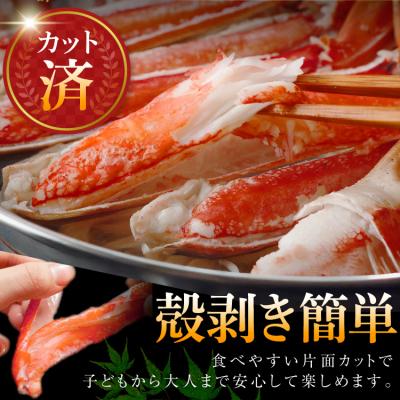 ふるさと納税 気仙沼市 かに カット済生ずわいがに むき身 750g(正味重量600g) 20565652 ◎ |  | 03