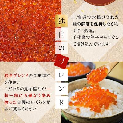 ふるさと納税 岩内町 いくら醤油漬け 250g(50g×5)【順次発送】045-a008の画像
