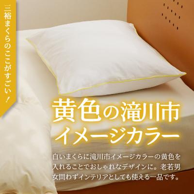 ふるさと納税 滝川市 【国内ホテル・旅館70%シェア】寝具2点セット(セミダブル)国産 羽毛掛け布団 枕 綿100% 快眠_2