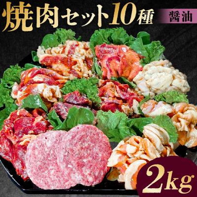 ふるさと納税 渋谷区 焼肉セット10種(醤油)[195010]