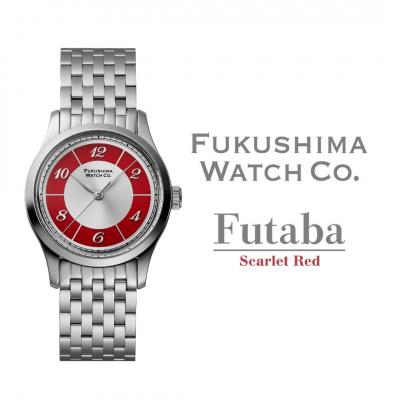 ふるさと納税 南相馬市 自動巻腕時計 Futaba/Scarlet Red 日本製[145855-002-02]