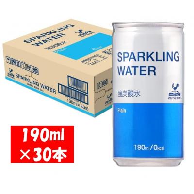 ふるさと納税 各務原市 神戸居留地 スパークリングウォーター 強炭酸水 190ml×30本 1ケース [1140]