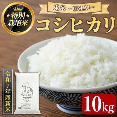ふるさと納税 境港市 &lt;令和7年産新米・10月中旬以降順次発送予定&gt;特別栽培米!兎米-UMAI- コシヒカリ(10kg)