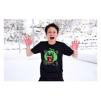 ふるさと納税 夕張市 メロン熊 ロックなTシャツ(LLサイズ) W7