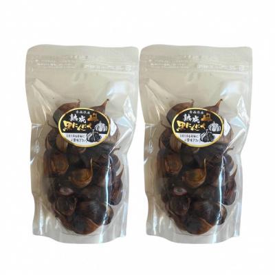 ふるさと納税 むつ市 黒ニンニク バラ200gチャック袋×2