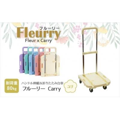 ふるさと納税 春日井市 ハンドルが伸縮する台車「フルーリーCarry」 カラー:ユリ(イエロー)